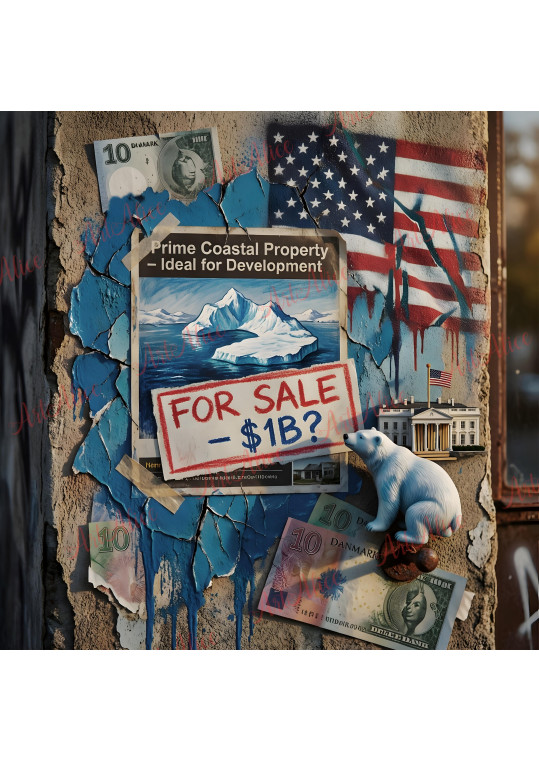 Greenland For Sale? Trump's Arctic Grab – Epic Europe Graffiti Satire❄️ Greenland For Sale? Trump's Arctic Grab – Epic Europe Graffiti Satire❄️